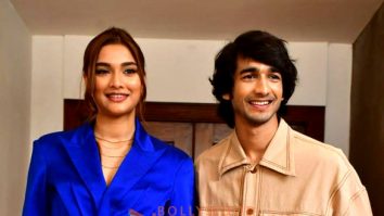 Photos: Saiee Manjrekar, Shantanu Maheshwari, Tabu and Neeraj Pandey snapped during Auron Mein Kahan Dum Tha promotions