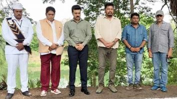 Ram Charan and the rest of the Game Changer team pay their respects to Ramoji Rao