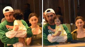 Ranbir Kapoor gets cute kiss from daughter Raha as they return from Europe post Anant Ambani and Radhika Merchant’s pre-wedding celebrations