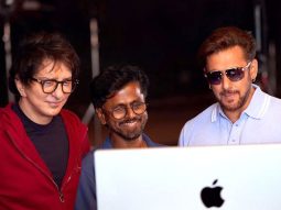 Salman Khan shares BTS photos from the sets of Sikandar