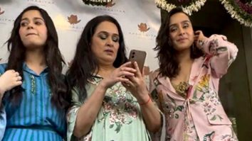 Shraddha Kapoor’s floral suit is a vibe as she poses with Jannat Zubair