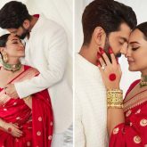 Sonakshi Sinha and Zaheer Iqbal share kisses in dreamy photos from their wedding reception “It was like the universe came together for two people in love”