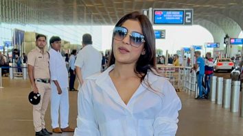 Classy airport look! Ishita Raj poses for paps at the airport