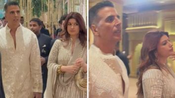 Akshay Kumar recovers from Covid-19, attends Anant Ambani-Radhika Merchant reception with Twinkle Khanna, watch