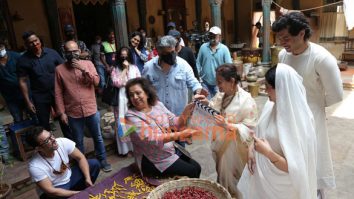 Maharaj on the sets