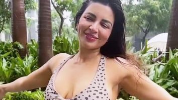 Monsoon is here! Shama Sikander enjoys showers of rain