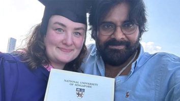 Pawan Kalyan proudly attends wife Anna Lezhneva’s graduation from Singapore University