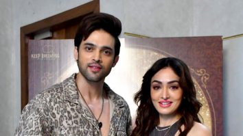 Photos: Parth Samthaan and Khushalii Kumar snapped promoting their film Ghudchadi