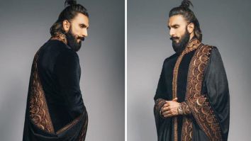 Ranveer Singh goes regal in Tarun Tahiliani custom black velvet bandhgala, voluminous dhoti and drape; his Rs. 2 crore Audemars Piguet watch steals the show