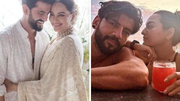 Sonakshi Sinha and Zaheer Iqbal enjoy cozy time in a pool