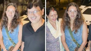 Triptii Dimri enjoys a family night out as she steps out with her parents, watch