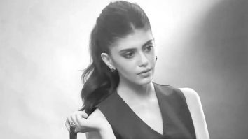 The black & white mood enhances Sanjana Sanghi’s photoshoot