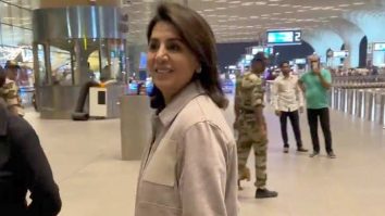 Neetu Kapoor is all smiles as she gets clicked by paps at the airport
