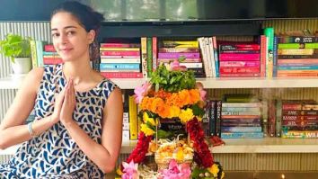 Ananya Panday flaunts her spiritual side as she shares photos from the ‘Shravan Somwar’ pooja at home