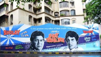 Angry Young Men: Javed Akhtar and Salim Khan get tribute with Sholay, Kranti mural in Mumbai, see pics