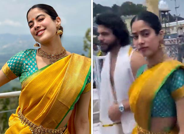 Janhvi Kapoor visits Tirupathi with Shikhar Pahariya on her late mother’s birth anniversary; video goes viral 