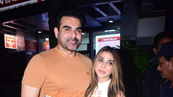 Photos: Arbaaz Khan and Sshura Khan snapped in Bandra