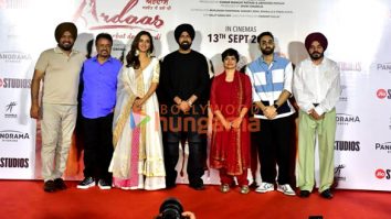 Photos: Gippy Grewal, Jasmin Bhasin, Gurpreet Singh Ghuggi, and others attend the trailer launch of Punjabi film Ardaas Sarbat De Bhale Di