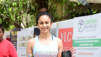 Photos: Rakul Preet Singh spotted outside the gym in Santacruz