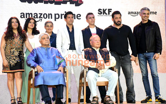 Photos: Salman Khan, Arbaaz Khan, Atul Agnihotri and more snapped at the Angry Young Men trailer launch starring Javed Akhtar and Salim Khan