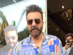 Sanjay Dutt radiates powerful aura as he poses for paps in a blue shirt