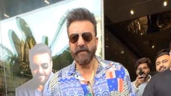 Sanjay Dutt radiates powerful aura as he poses for paps in a blue shirt