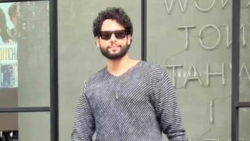 Siddhant Chaturvedi poses for paps as he gets clicked in the city