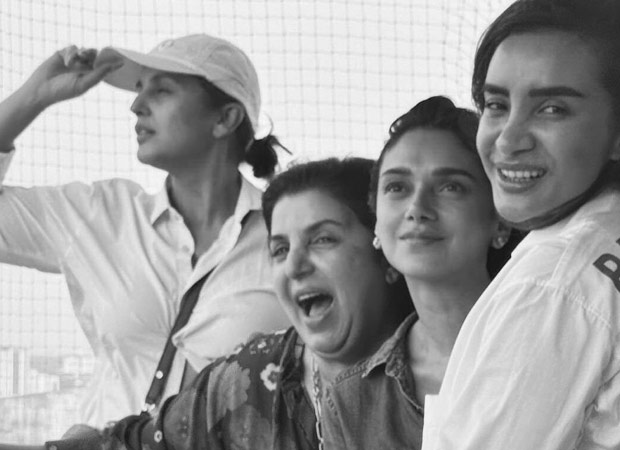 Farah Khan shares candid photo with Aditi Rao Hydari, Patralekhaa, and Huma Qureshi clicked by Rajkummar Rao “Love my girls” 
