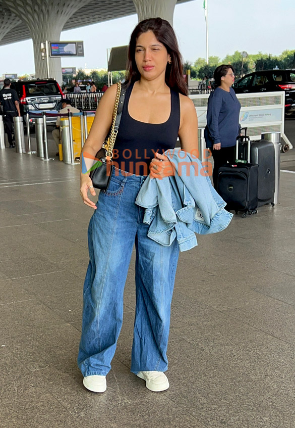 Photos: Bhumi Pednekar and Jitendra Kumar snapped at the airport