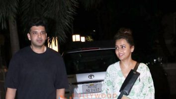 Photos: Karan Kundrra and Tejasswi Prakash snapped in Bandra