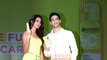 Photos: Pooja Hegde and Vedang Raina snapped at Garnier event in Worli