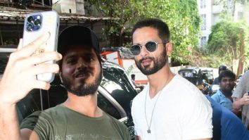 Photos: Shahid Kapoor spotted outside a salon in Bandra