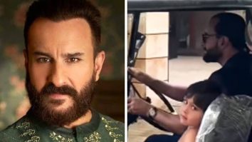 Saif Ali Khan takes son Jeh for a spin in his new military green jeep