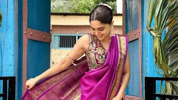 Sharvari Wagh wears 35-year-old saree of her grandmother for Ganesh Chaturthi