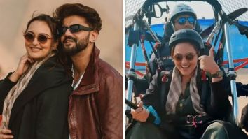 Sonakshi Sinha and Zaheer Iqbal soar over the Pyramids in thrilling Egypt trip video, watch