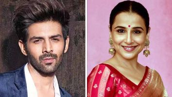 Kartik Aaryan and Vidya Balan receive grand welcome at Navratri garba event in Ahmedabad, promoting Bhool Bhulaiyaa 3