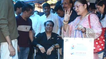 Govinda discharged from hospital after bullet injury, leaves on wheelchair: “Aisa laga ki yeh kya ho gaya”