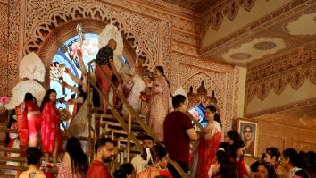 Photos: Kajol, Rani Mukerji, Rupali Ganguly and others snapped during Sindhur Khela at North Bombay Durga Puja