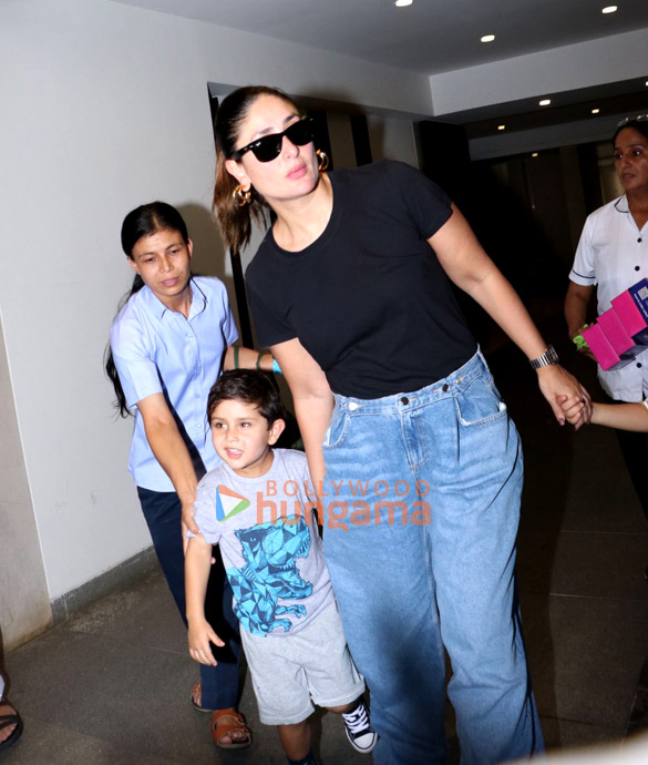 Photos: Kareena Kapoor Khan and Soha Ali Khan snapped at Neha Dhupia and Angad Bedi’s son Guriq’s birthday bash