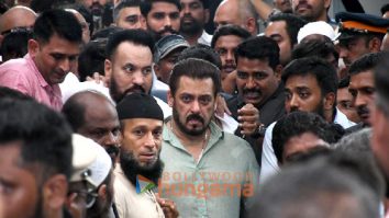 Photos: Salman Khan, Sohail Khan, Arpita Khan, Atul Agnihotri and others attend last rites of Baba Siddique at his residence in Bandra