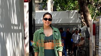 Photos: Sharvari spotted outside a gym in Santacruz