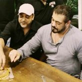 Salman Khan celebrates the birth anniversary of Wajid Khan with brother Sajid Khan and the rest of the music composer’s team