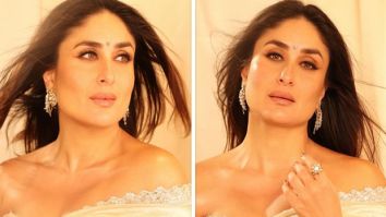Singham Again Trailer Launch: Kareena Kapoor Khan dazzles in silver zari and zardozi embroidery Manish Malhotra handwoven tissue saree, see pics