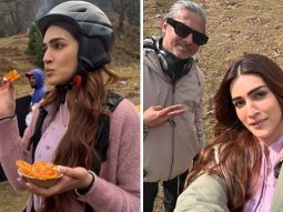 Kriti Sanon drops BTS pics from the sets of Do Patti as a token of gratitude towards her fans for making her film successful