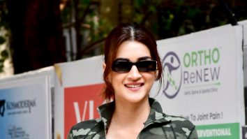 Photos: Kriti Sanon snapped outside the gym in Santacruz